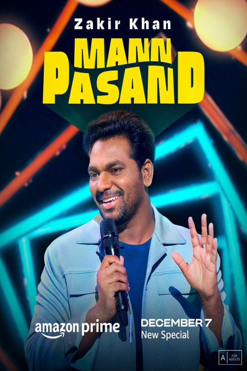 Zakir Khan Mannpasand (2023) Stand Up Comedy Poster