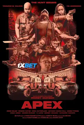 Apex (2025) Unofficial Hindi Dubbed Poster